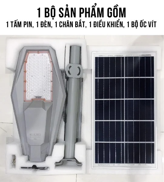 Đèn Năng Lượng Mặt Trời Phi Thuyền 400W Kitawa PT1400 - bộ sản phẩm