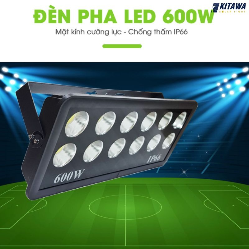 đèn pha led 600W AC.DP01.600 Kitawa (Led COB 12 mắt)