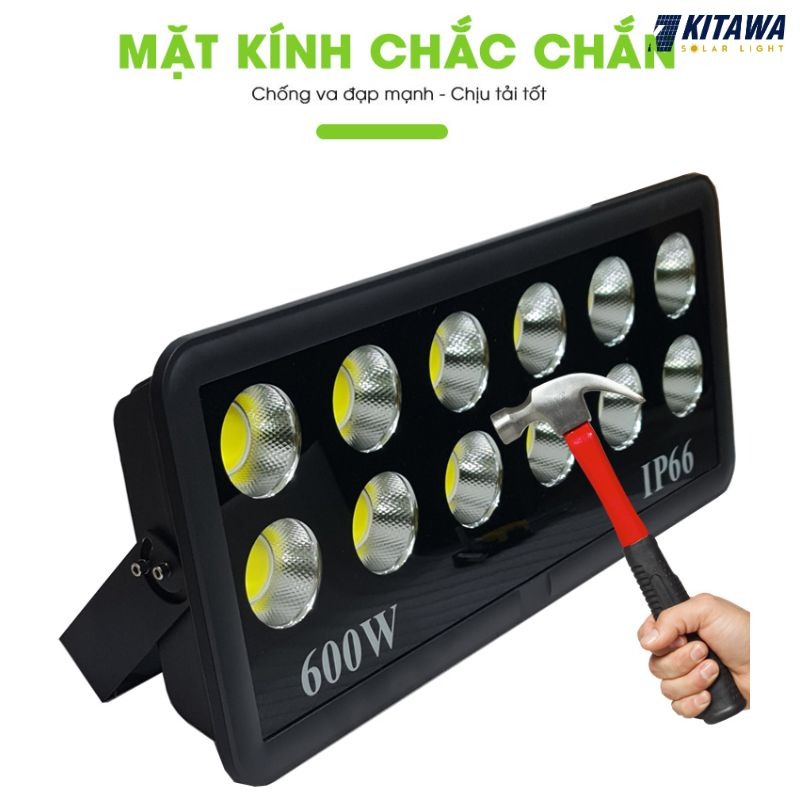 Đèn pha led 600W AC.DP01.600 Kitawa (Led COB 12 mắt)