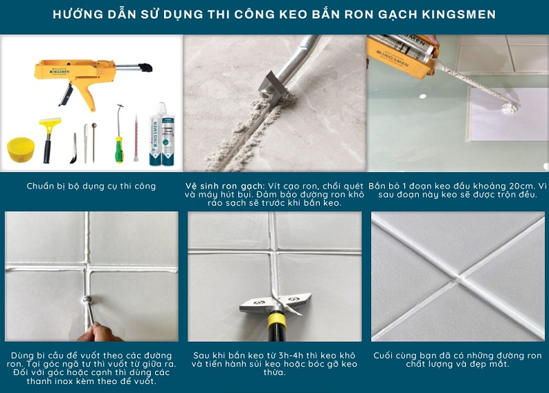 thi công Bộ bi ron Keo Kingsmen