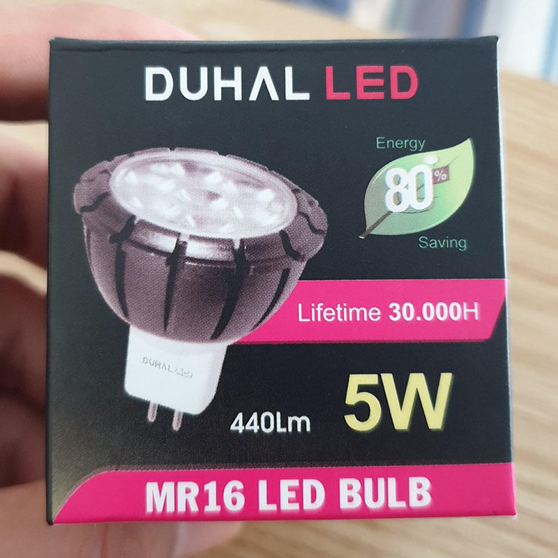 Đèn LED đui ghim 5W DUHAL KBB505