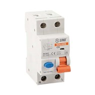 Aptomat RCBO 2P (16A, 20A, 25A, 32A, 40A, 50A, 63A) 30mA SOL68E Sino chống rò và ngắt mạch quá tải