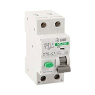 Aptomat RCBO 2P 30mA (16A, 20A, 25A, 32A, 40A, 50A, 63A) SOL45E Sino chống rò và ngắt mạch quá tải