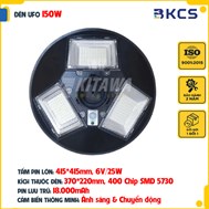 Đèn Năng Lượng Mặt Trời Đĩa Bay 150W Kitawa UF1150