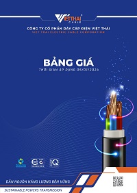 Bảng giá dây cáp điện Việt Thái Cable (Catalogue)