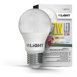 Đèn Led Bulb 7W VLEBU07BT1 VI-LIGHT ánh sáng trắng/vàng/trung tính