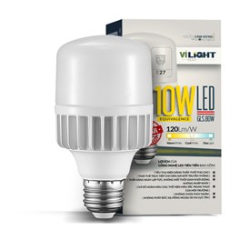 Đèn Led Bulb 10W VLEBL10AL1 VI-LIGHT trụ nhôm (ánh sáng vàng/ trung tính/ trắng)