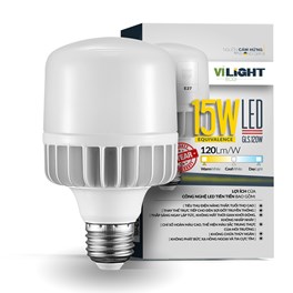 Đèn Led Bulb 15W VLEBL15AL1 VI-LIGHT trụ nhôm (ánh sáng vàng/ trung tính/ trắng)