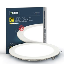 Đèn Led panel 15W âm trần tròn khoét lỗ 180mm VLEPN15BT1 VI-LIGHT