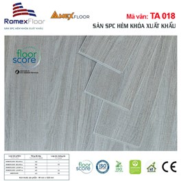 Sàn nhựa hèm khóa Romex Floor TA018