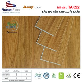 Sàn nhựa hèm khóa Romex Floor TA022