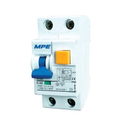 Cầu dao RCBO 2P 30mA 6kA (16A, 20A, 25A, 32A, 40A, 63A) MPE