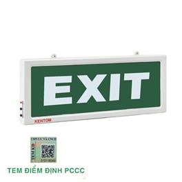 Đèn Exit thoát hiểm KT-110 (1 mặt), KT-120 (2 mặt) KENTOM